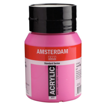Farba akrylowa - Amsterdam - 577, Permanent Red Violet Light, 500 ml