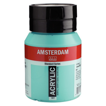 Farba akrylowa - Amsterdam - 661, Turquoise Green, 500 ml