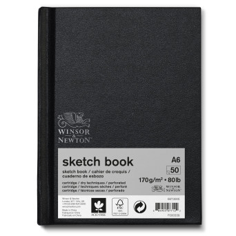 Szkicownik Sketch Book - Winsor & Newton - A6, 110g, 80 ark.