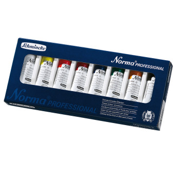 Set of Norma Professional oil paints - Schmincke - 8 x 35 ml