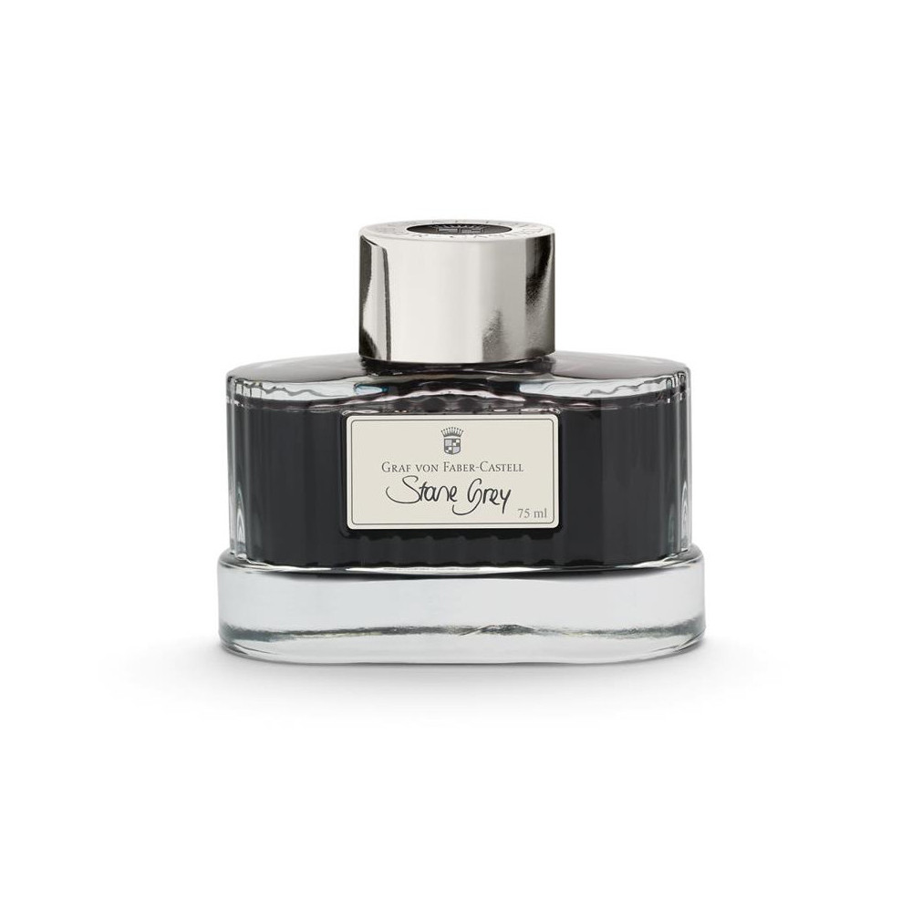 Permanent calligraphy ink - Graf Von Faber-Castell - Stone Grey, 75 ml
