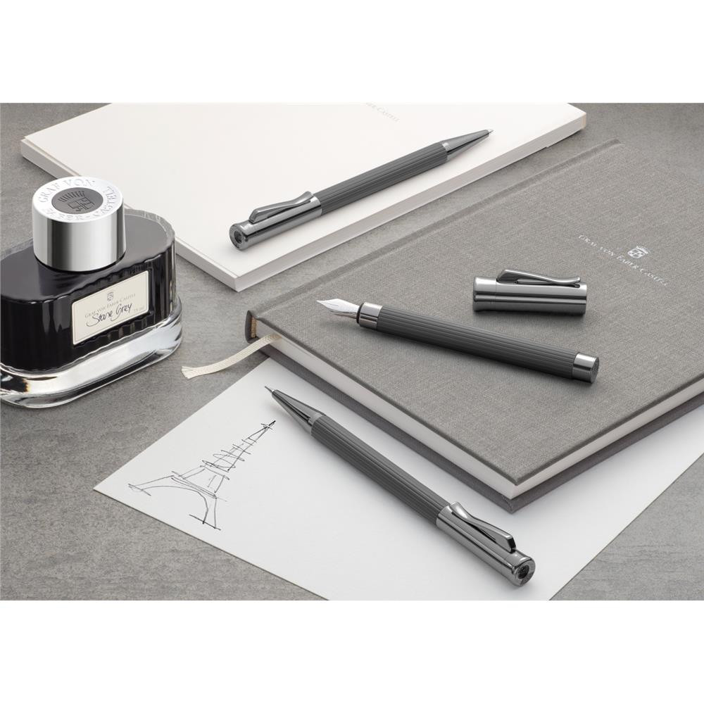 Permanent calligraphy ink - Graf Von Faber-Castell - Stone Grey, 75 ml