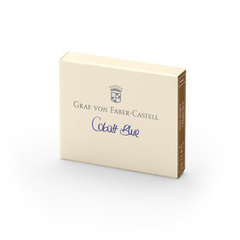 Naboje do piór wiecznych - Graf Von Faber-Castell - Cobalt Blue, 6 szt.
