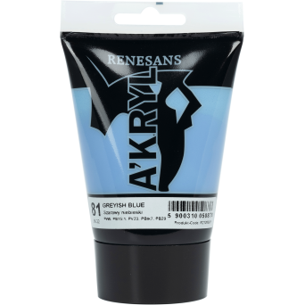 Farba akrylowa A'kryl - Renesans - 81, Greyish Blue, 100 ml
