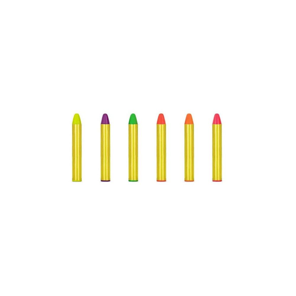 Face and body paint crayons - 6 pcs.