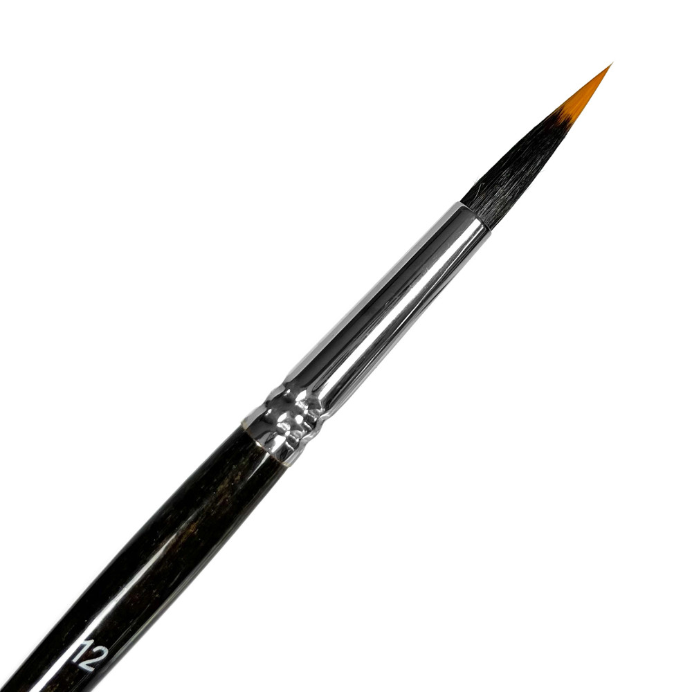 Round, mixed bristles, 911 series brush - Roman Szmal - no. 12