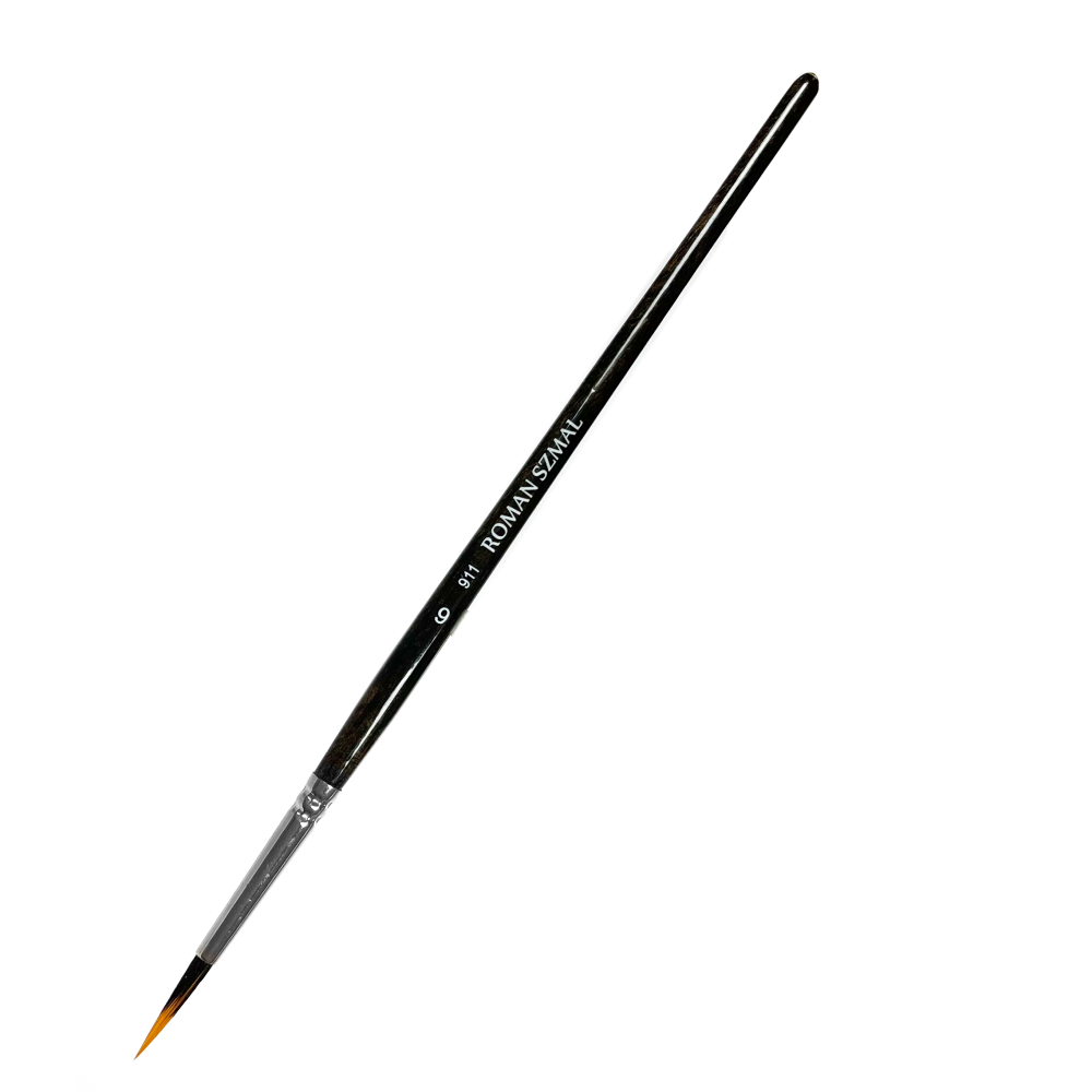 Round, mixed bristles, 911 series brush - Roman Szmal - no. 6