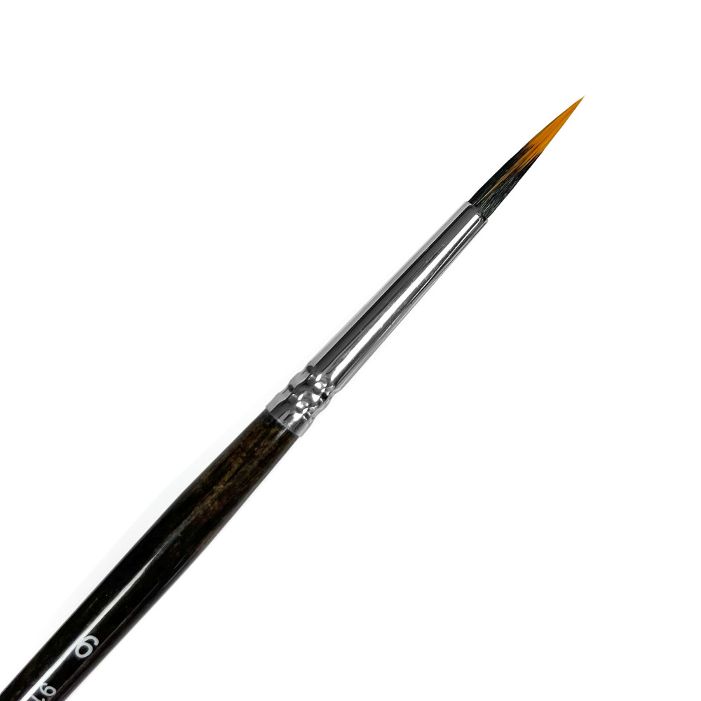 Round, mixed bristles, 911 series brush - Roman Szmal - no. 6