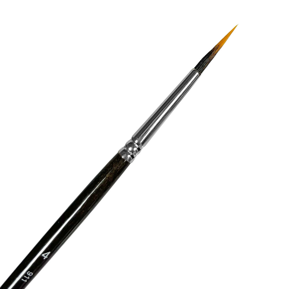 Round, mixed bristles, 911 series brush - Roman Szmal - no. 4