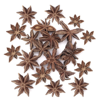 Dried star anise, decorative - 20 pcs.