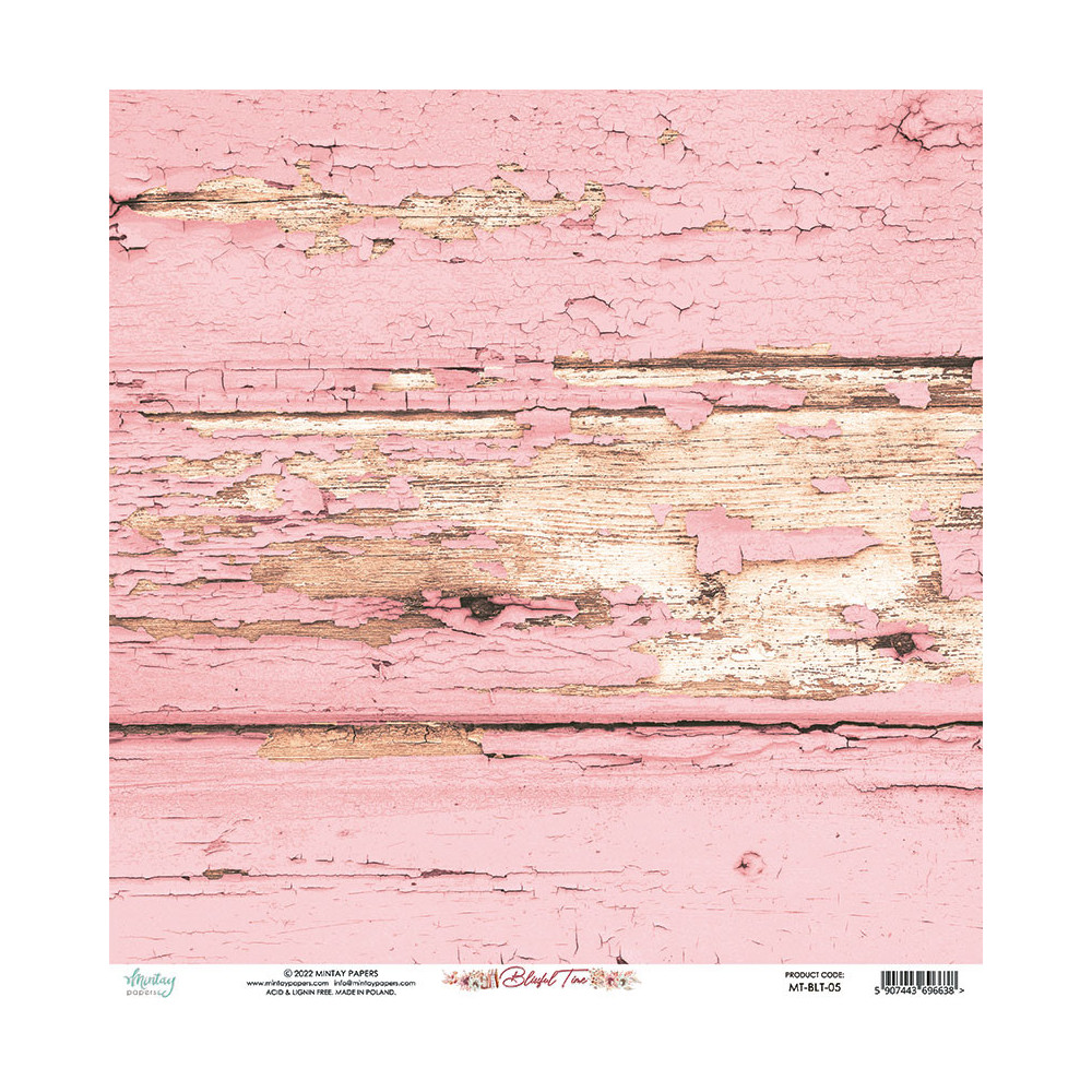 Scrapbooking paper 30,5 x 30,5 cm - Mintay - Blissful Time 05