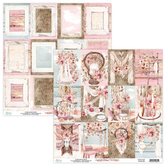 Scrapbooking paper 30,5 x 30,5 cm - Mintay - Blissful Time 06
