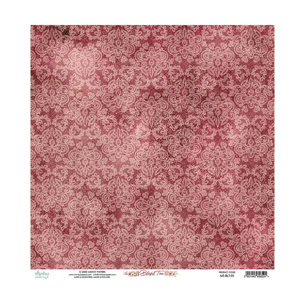 Set of scrapbooking papers 30,5 x 30,5 cm - Mintay - Blissful Time