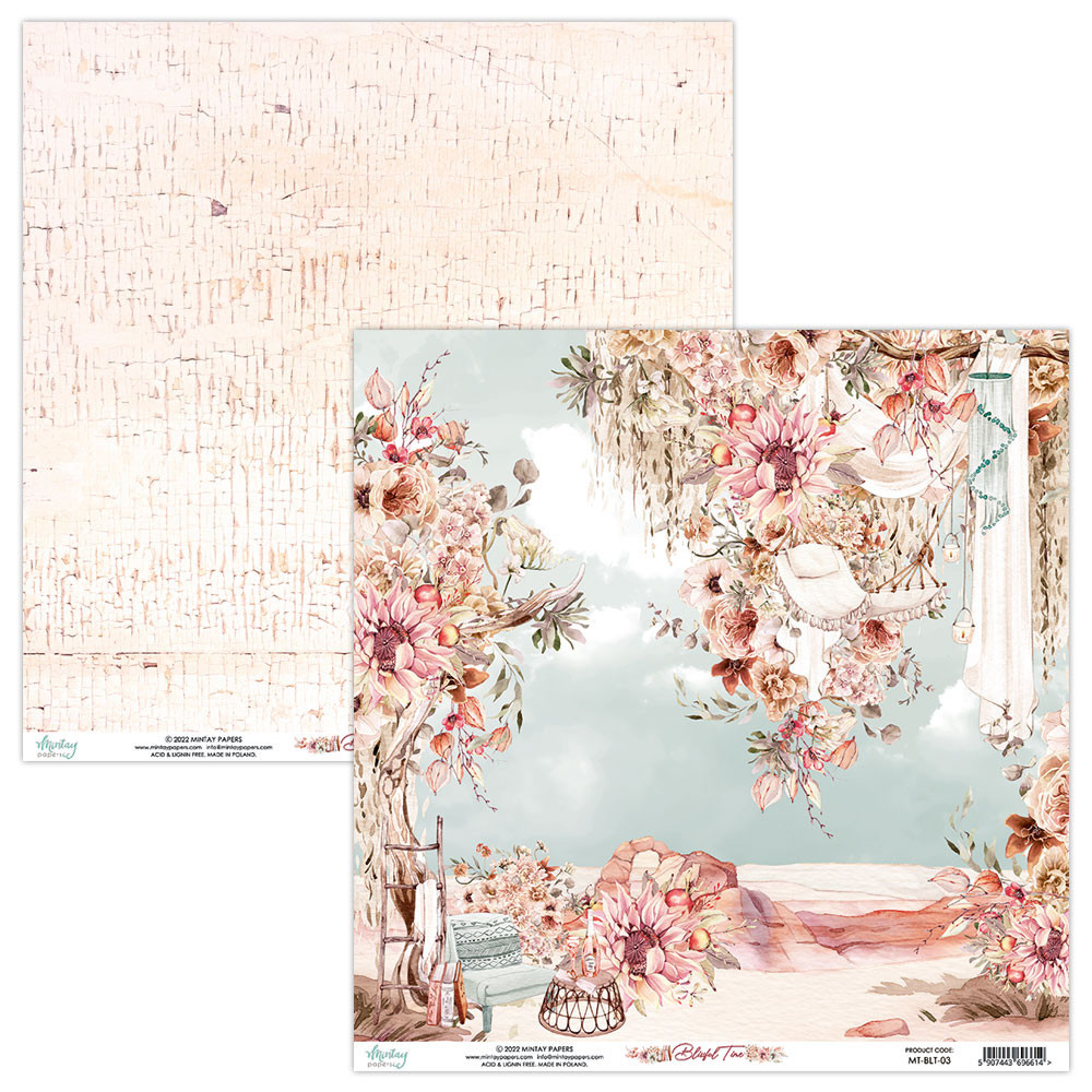 Zestaw papierów do scrapbookingu 30,5 x 30,5 cm - Mintay - Blissful Time