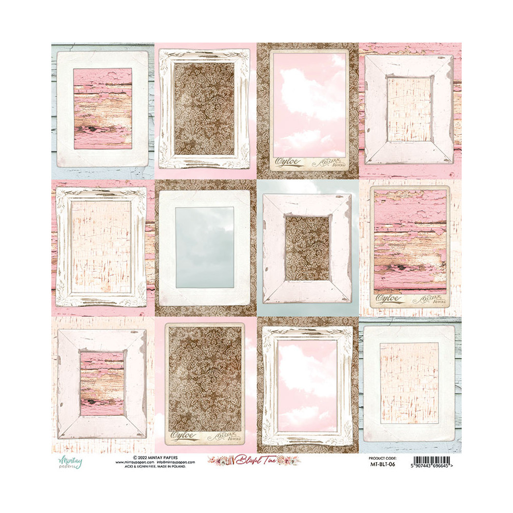 Zestaw papierów do scrapbookingu 30,5 x 30,5 cm - Mintay - Blissful Time