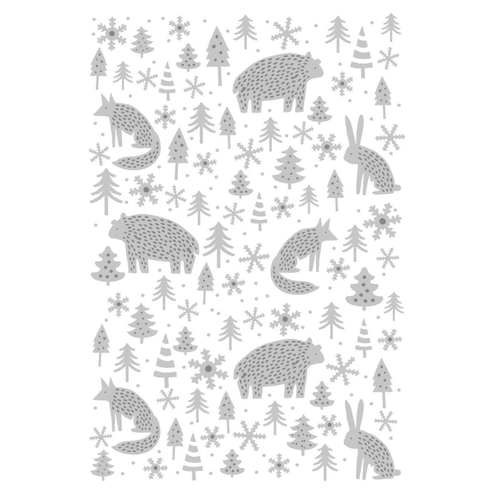 Folder do embosingu 3D - Sizzix - Nordic Pattern