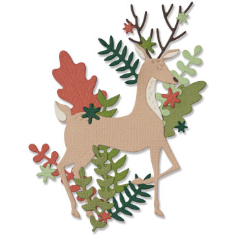 Thinlits cutting dies - Sizzix - Delightful Deer, 19 pcs.