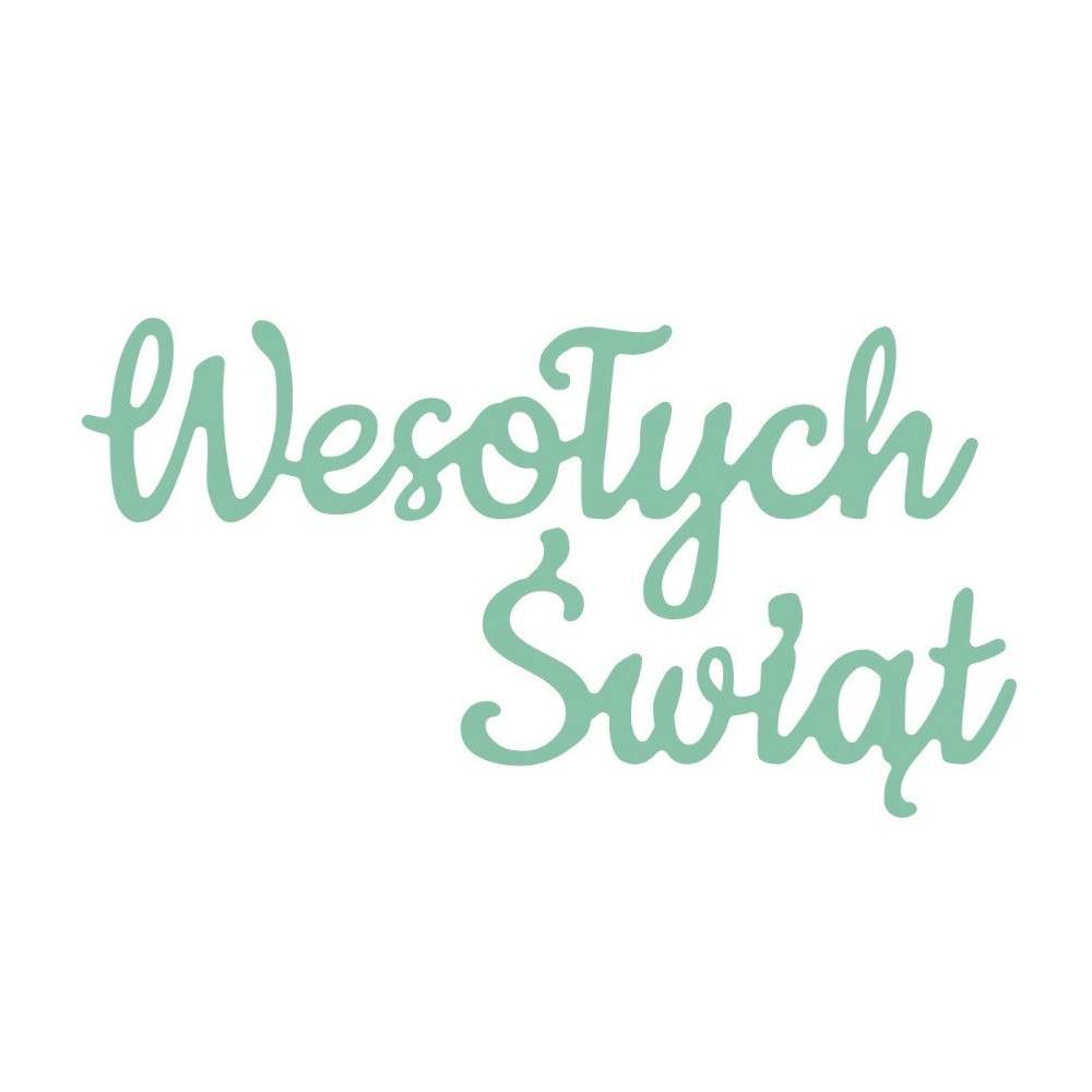 Cutting die - DpCraft - Wesołych Świąt