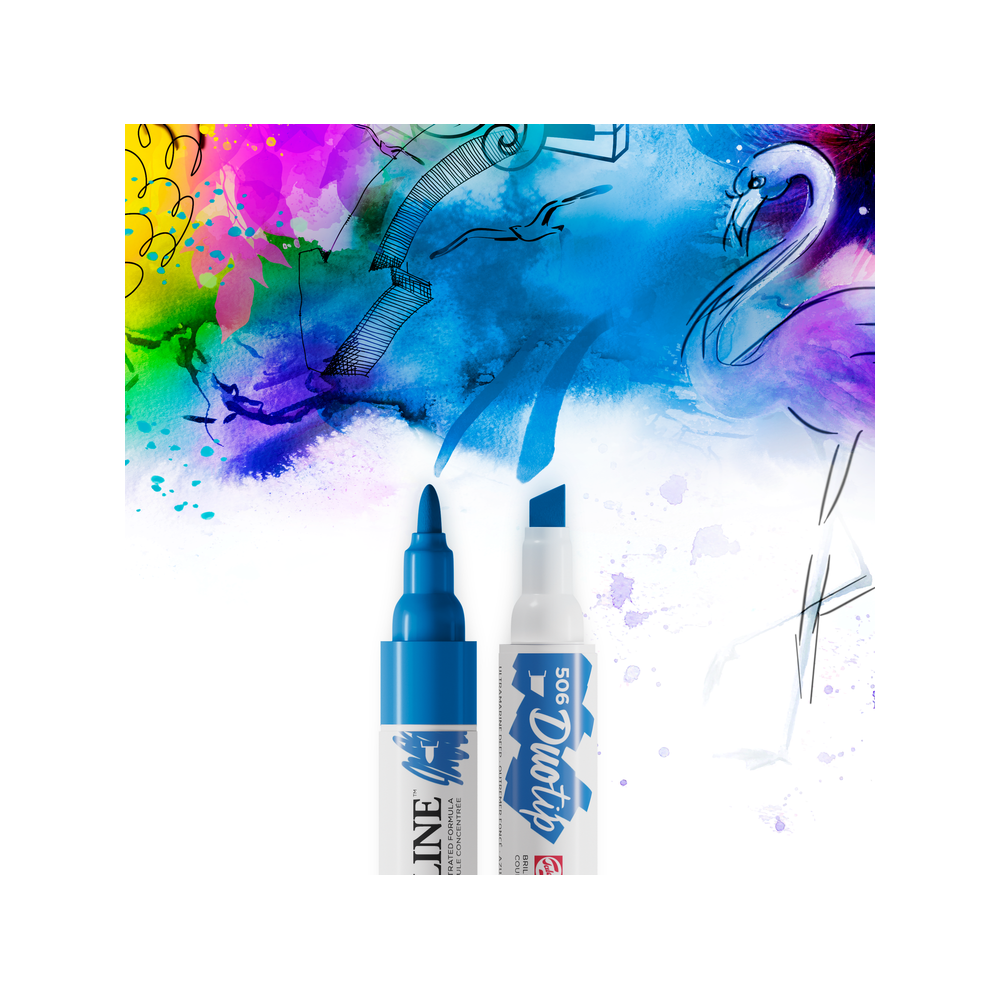 Duotip Pen Ecoline - Talens - 700, Black