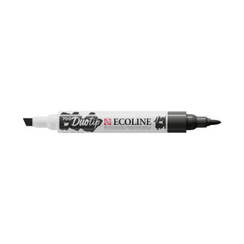 Pisak dwustronny Ecoline Duotip - Talens - 700, Black