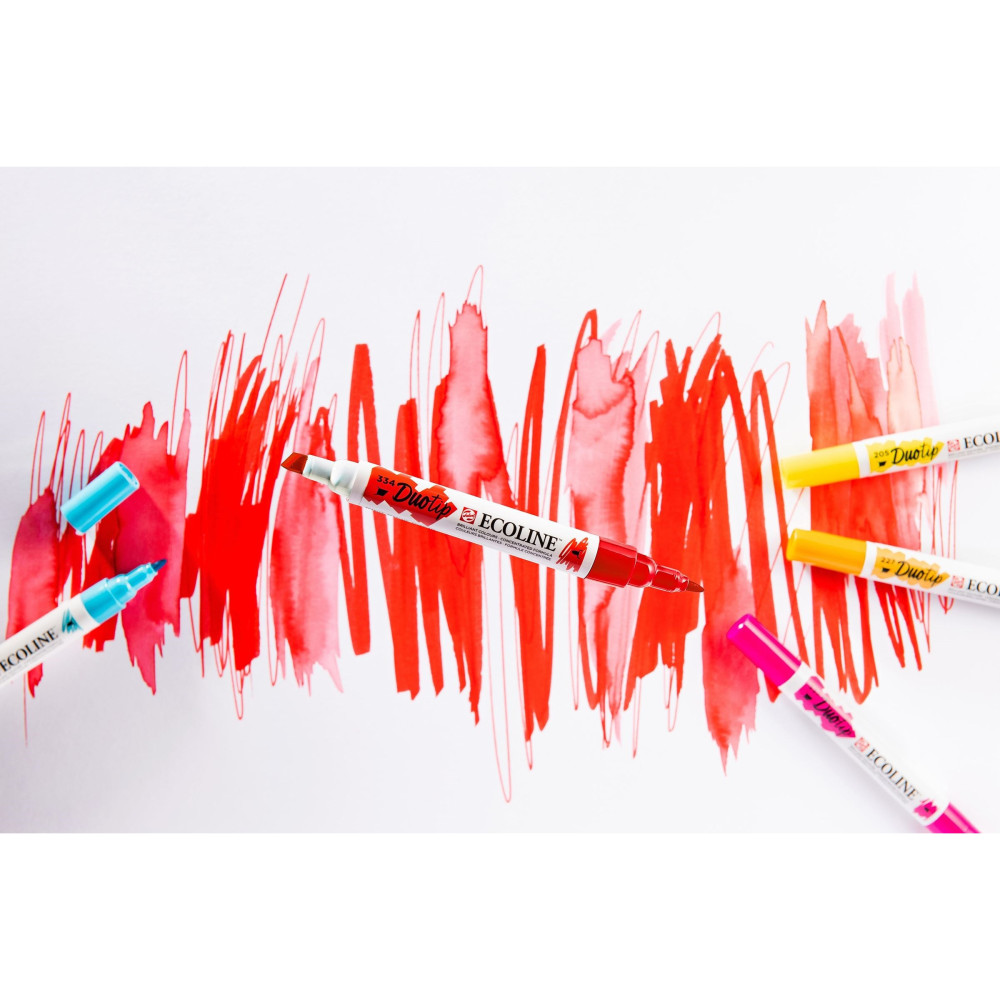 Duotip Ecoline Pen Black Basic Set - Talens - 6 colors