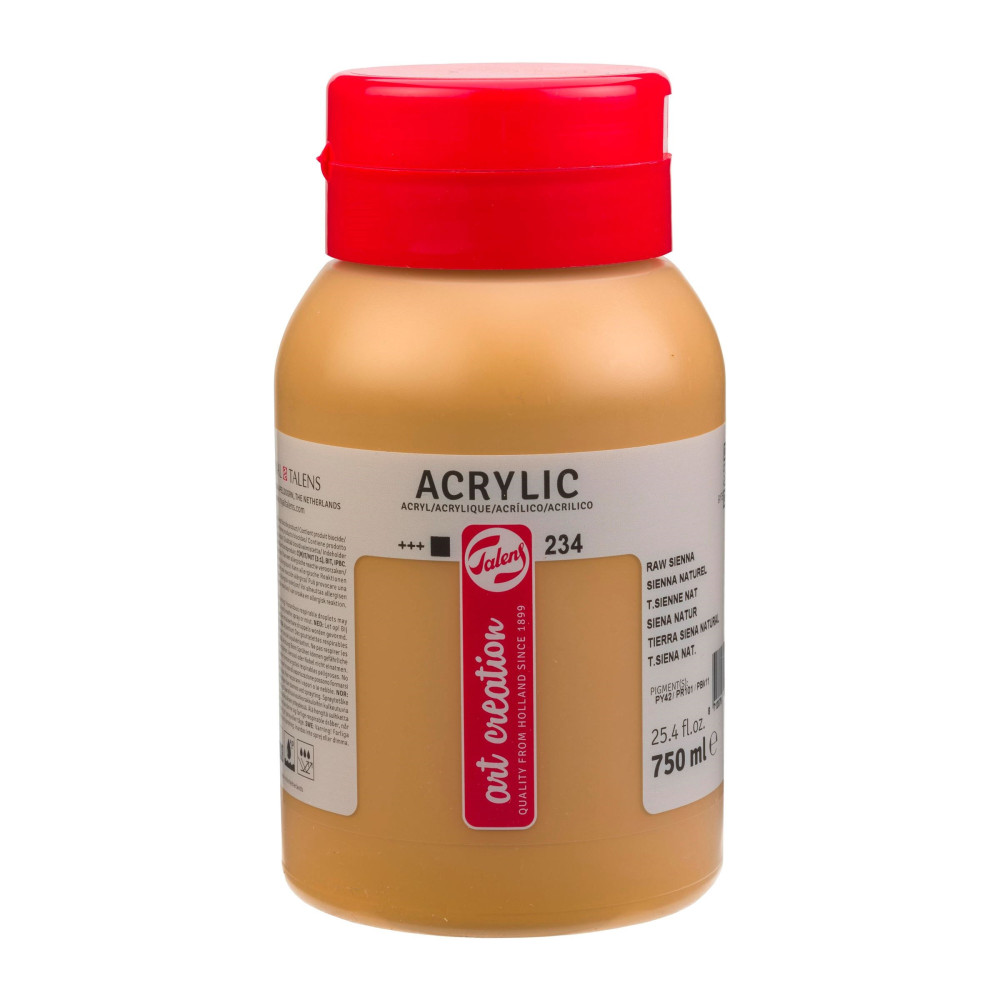 Farba akrylowa - Talens Art Creation - 234, Raw Sienna, 750 ml