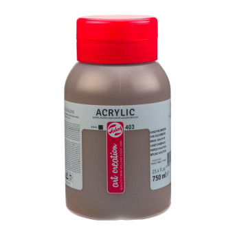 Farba akrylowa - Talens Art Creation - 403, Vandyke Brown, 750 ml