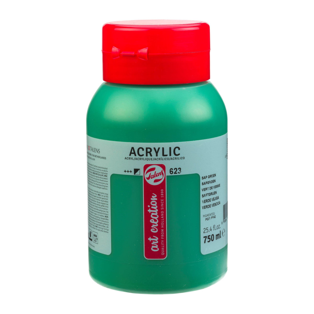 Acrylic paint - Talens Art Creation - 623, Sap Green, 750 ml
