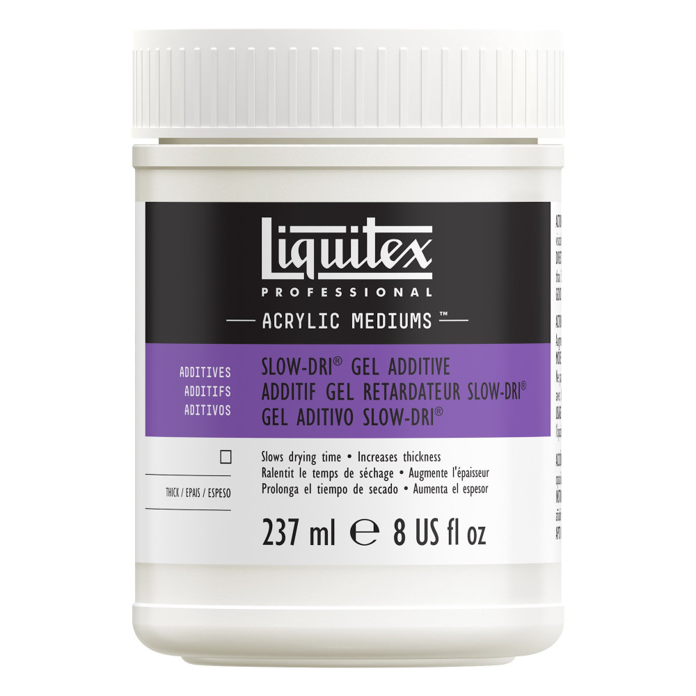 Medium żelowe do farb akrylowych Slow-dri - Liquitex - 237 ml