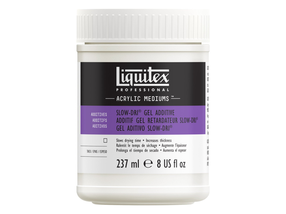 Medium żelowe do farb akrylowych Slow-dri - Liquitex - 237 ml
