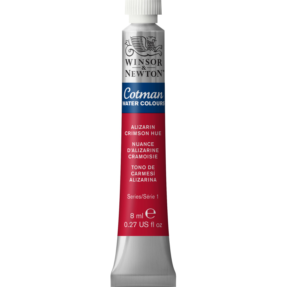 Cotman Watercolor Paint - Winsor & Newton - Alizarin Crimson Hue, 8 ml