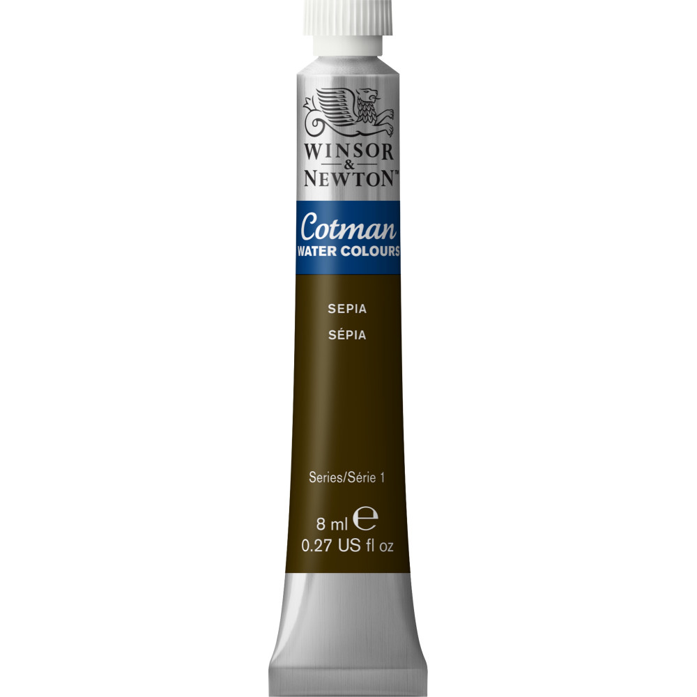 Farba akwarelowa Cotman - Winsor & Newton - Sepia, 8 ml