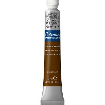 Farba akwarelowa Cotman - Winsor & Newton - Vandyke Brown, 8 ml