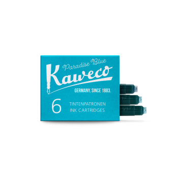 Naboje atramentowe - Kaweco - Paradise Blue, 6 szt.