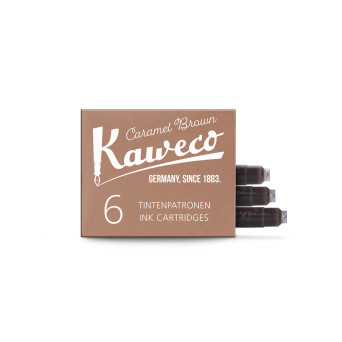 Ink cartridges - Kaweco - Caramel Brown, 6 pcs.