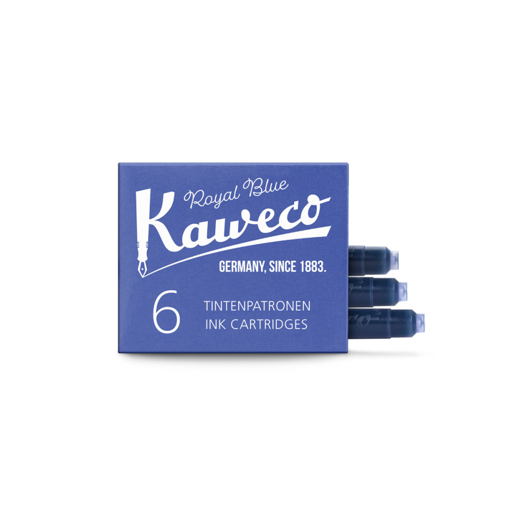 Naboje atramentowe - Kaweco - Royal Blue, 6 szt.