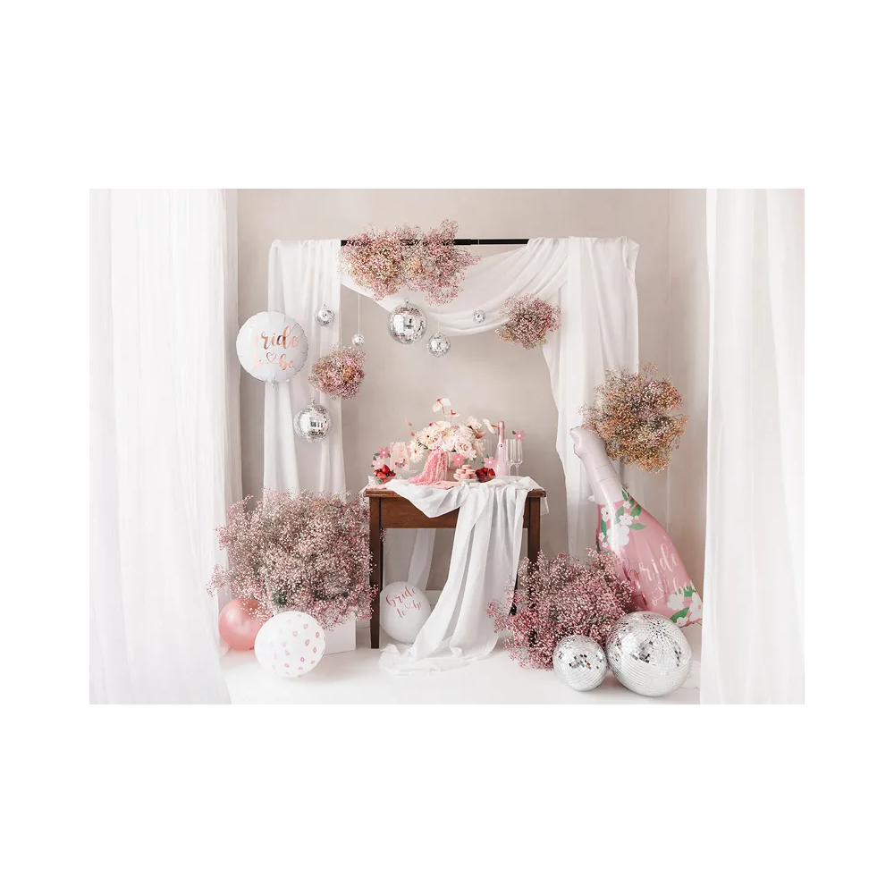 Foil balloon Bride to be - white, 45 cm