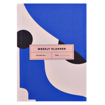 Planer tygodniowy Chicago no. 1, A6 - The Completist. - 90 g/m2