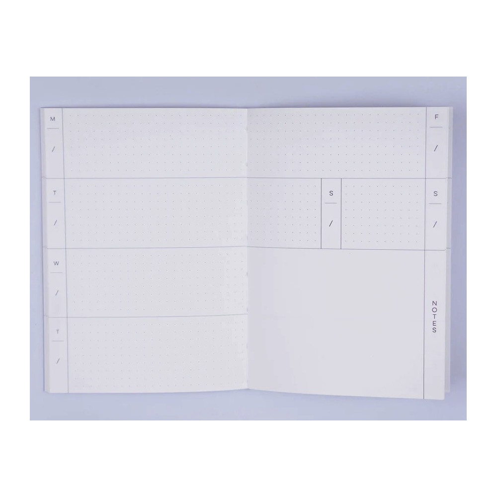 Planer tygodniowy Chicago no. 1, A6 - The Completist. - 90 g/m2