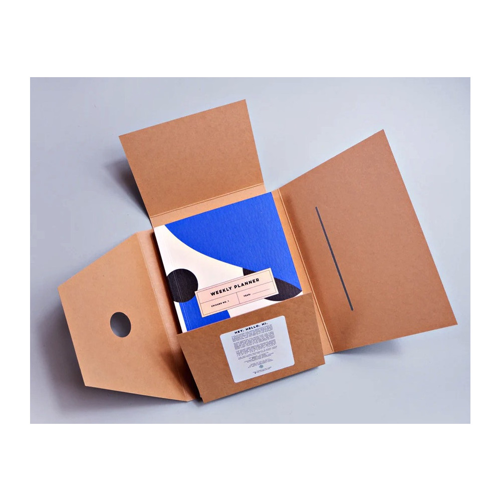 Planer tygodniowy Chicago no. 1, A6 - The Completist. - 90 g/m2