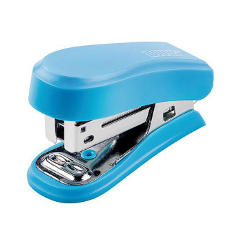 Office Mini stapler with staples - Novus - light blue