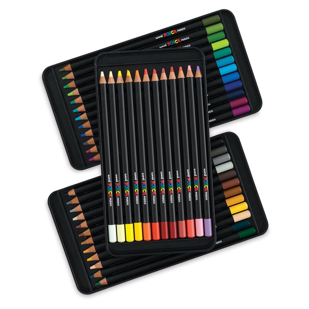Set of Posca Pencil colored pencils - Uni Posca - 36 colors