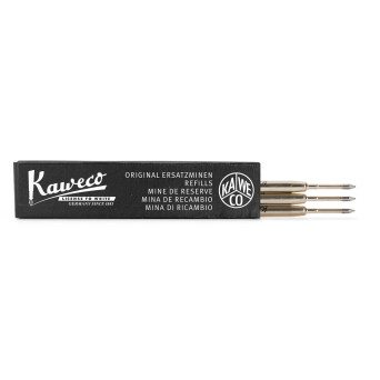 Wkłady G2 do długopisów - Kaweco - czarne, 1,4 mm, 3 szt.
