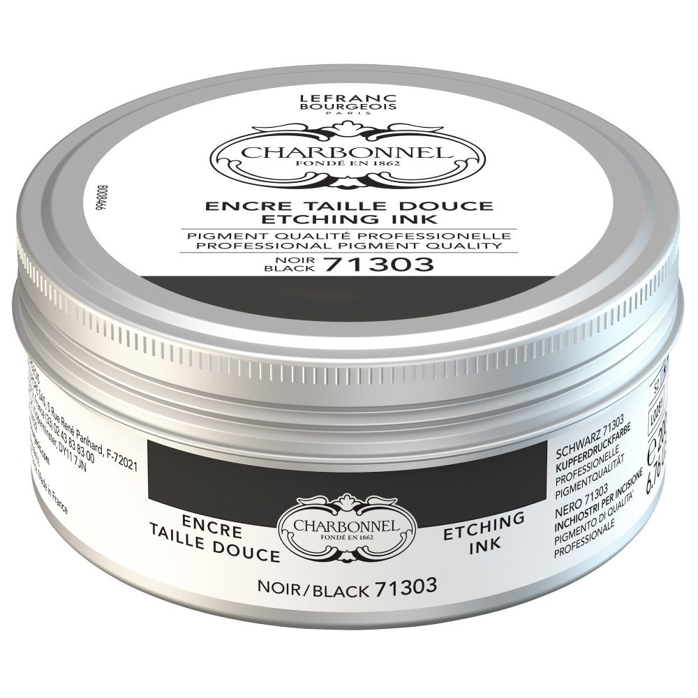 Charbonnel Etching Ink - Black 71303, 200 ml