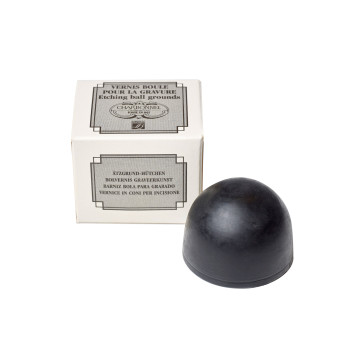 Werniks graficzny w kulce Charbonnel - Hard Black, 40 g