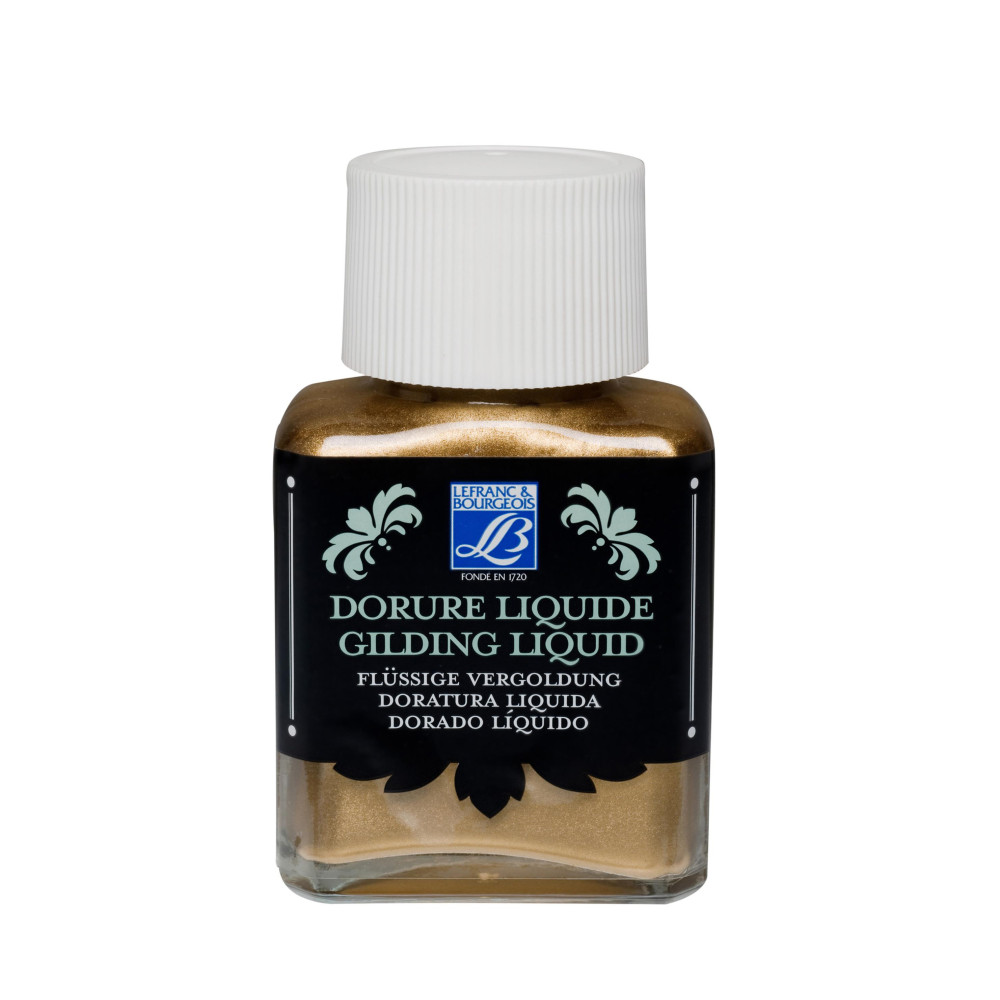 Tusz pozłotniczy Gilding Liquid - Lefranc & Bourgeois - Brass, 75 ml