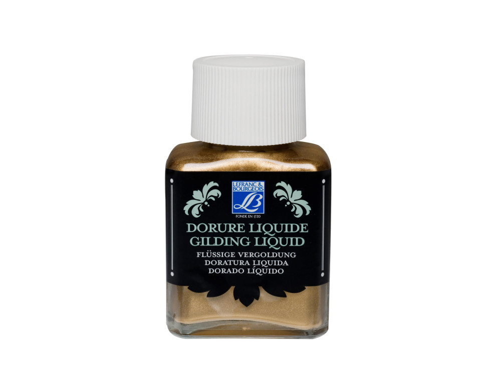 Tusz pozłotniczy Gilding Liquid - Lefranc & Bourgeois - Brass, 75 ml