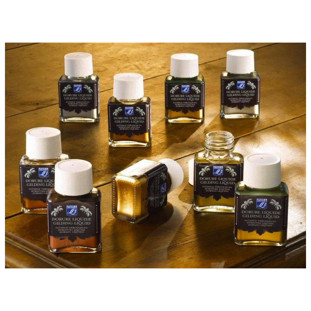 Tusz pozłotniczy Gilding Liquid - Lefranc & Bourgeois - Silver, 75 ml