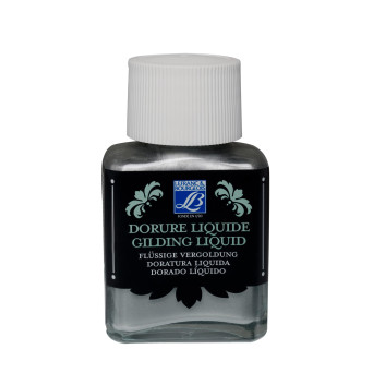 Tusz pozłotniczy Gilding Liquid - Lefranc & Bourgeois - Silver, 75 ml