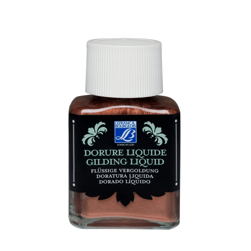 Tusz pozłotniczy Gilding Liquid - Lefranc & Bourgeois - Copper, 75 ml